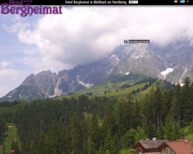 Imagen de vista previa de la cámara web Mühlbach am Hochkönig - Hotel Bergheimat